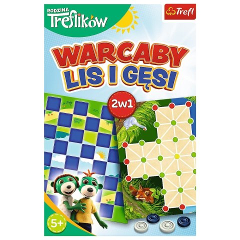 Gra planszowa Rodzina Treflików Rodzina Treflików Warcaby, lis i gęsi Trefl (02301) Gra planszowa Rodzina Treflików Rodzina Treflików Warcaby, lis i gęsi Trefl (02301)