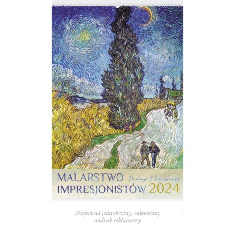 Kalendarz ścienny MALARSTWO IMPRESJONISTÓW 13-planszowe 2024 320mm x 470mm Lucrum (RW07) Kalendarz ścienny MALARSTWO IMPRESJONISTÓW 13-planszowe 2024 320mm x 470mm Lucrum (RW07)