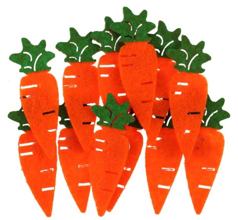Ozdoba filcowa Titanum Craft-Fun Series Marchewki samoprzylepne (2324011) Ozdoba filcowa Titanum Craft-Fun Series Marchewki samoprzylepne (2324011)