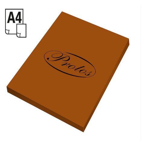 Papier ksero Protos A4 brązowy 100k. 80g Papier ksero Protos A4 brązowy 100k. 80g