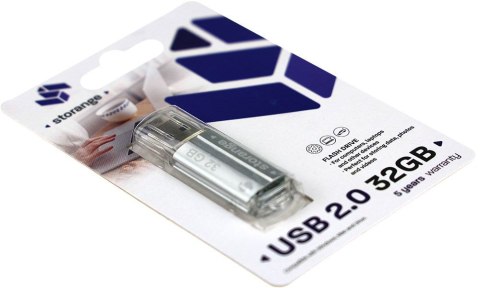 Pendrive Storange Silver 32GB (STORANPEN32GBSLV2.0) Pendrive Storange Silver 32GB (STORANPEN32GBSLV2.0)