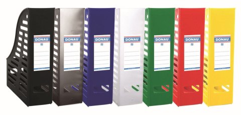 Pojemnik na dokumenty pionowy A4 czerwony polipropylen PP [mm:] 5x245x 315 Donau (7464001PL-04)