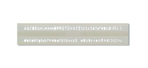Szablon Koh-I-Noor cyfrowo-literowy Szablon Koh-I-Noor cyfrowo-literowy