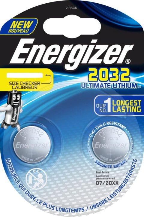 Baterie Energizer specjalistyczna Ultimate Lithum CR2032/2 CR2032 (EN-423006) Baterie Energizer specjalistyczna Ultimate Lithum CR2032/2 CR2032 (EN-423006)