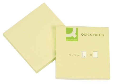 Notes samoprzylepny (karteczki) Q-Connect żółty 100k [mm:] 76x76 (KF10502)