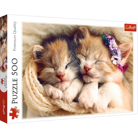 Puzzle Śpiące kotki 500 el. Trefl (37271) Puzzle Śpiące kotki 500 el. Trefl (37271)