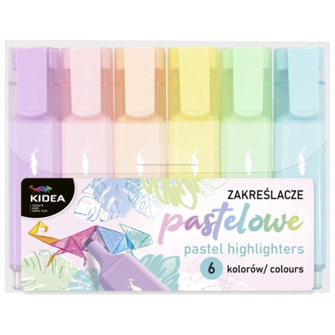 Zakreślacz Pastel wkład mix Kidea (ZP6KA) Zakreślacz Pastel wkład mix Kidea (ZP6KA)