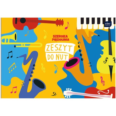 Zeszyt do nut Interdruk B5 16k. 70g linia (ZENB5) Zeszyt do nut Interdruk B5 16k. 70g linia (ZENB5)