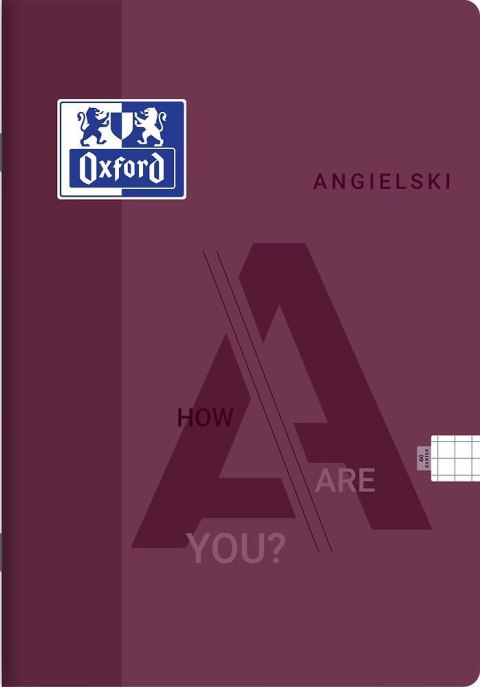 Zeszyt tematyczny Oxford angielski A5 60k. 60g krata (400175613) Zeszyt tematyczny Oxford angielski A5 60k. 60g krata (400175613)