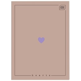 Zeszyt Uv Hearts A4 80# A4 80k. 70g krata
