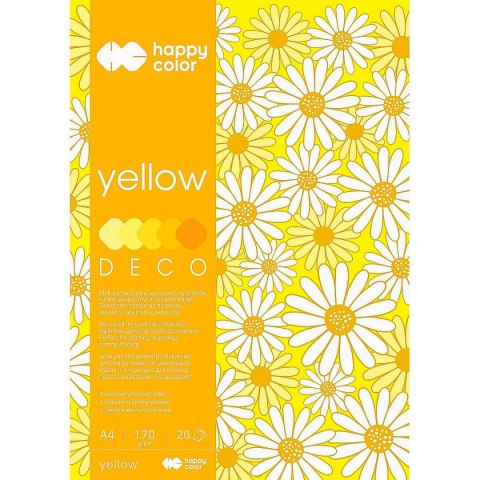 Zeszyt papierów kolorowych Happy Color A4 170g 20k (HA 3717 2030-012) Zeszyt papierów kolorowych Happy Color A4 170g 20k (HA 3717 2030-012)