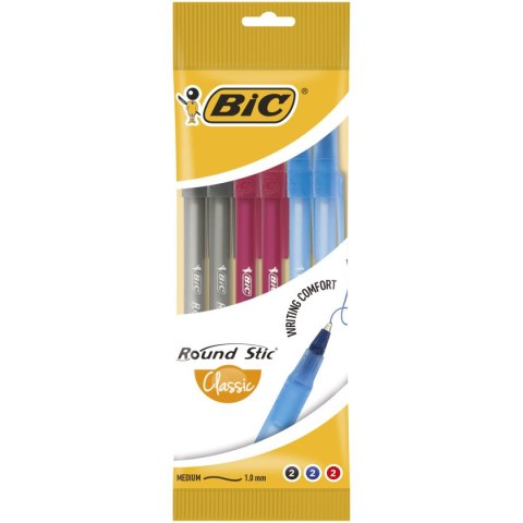 Długopis standardowy Bic Round Stic mix 0,32mm (929071) Długopis standardowy Bic Round Stic mix 0,32mm (929071)