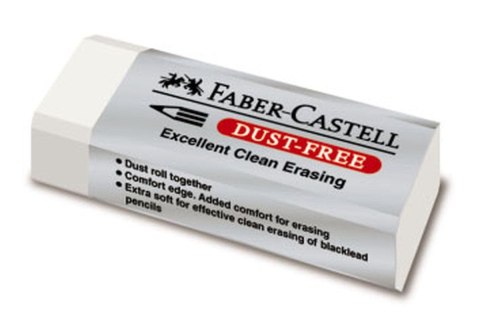 Gumka do mazania Dust-free mała Faber Castell (FC187120) Gumka do mazania Dust-free mała Faber Castell (FC187120)