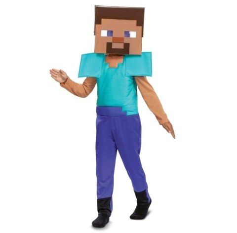 Kostium Orbico Sp. Z O.o. Minecraft Costume - Steve (128 cm) (1015005512) Kostium Orbico Sp. Z O.o. Minecraft Costume - Steve (128 cm) (1015005512)