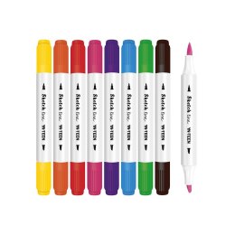 Marker do papieru Yn-teen mix okrągła/ścięta końcówka