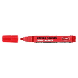 Marker specjalistyczny Toma kredowy czerwony 4,5mm okrągła końcówka (TO-292 2 2)
