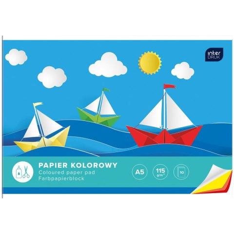 Zeszyt papierów kolorowych Interdruk A5 115g 10k (ZEPKA5) Zeszyt papierów kolorowych Interdruk A5 115g 10k (ZEPKA5)