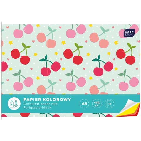 Zeszyt papierów kolorowych Interdruk A5 115g 10k (ZEPKA5) Zeszyt papierów kolorowych Interdruk A5 115g 10k (ZEPKA5)
