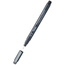 Cienkopis Pentel POINTLINER czarny 0,3mm 1kol. (S20P-3A)
