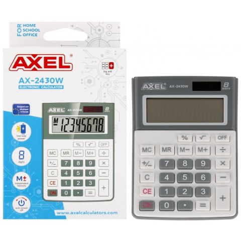 Kalkulator kieszonkowy Axel AX-2430W (526704) Kalkulator kieszonkowy Axel AX-2430W (526704)