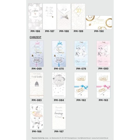 Kartka składana PM (mix) [mm:] (mix)x(mix) Kukartka