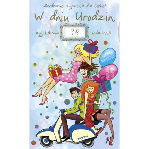 Kartka składana [mm:] 190x110 Pol-mak (C5RK)