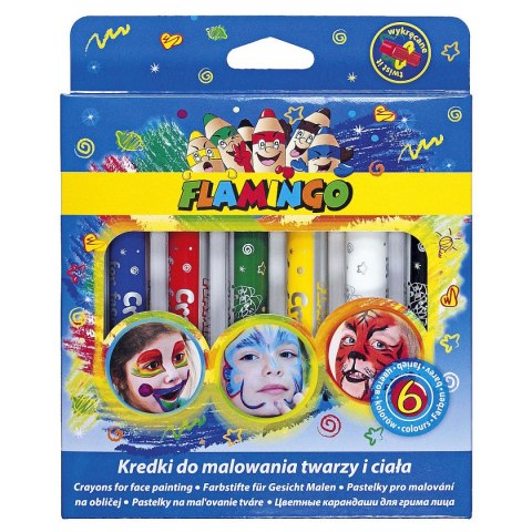 Kredki do malowania twarzy Flamingo Kredki do malowania twarzy Flamingo