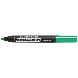 Marker permanentny Centropen 8576 zielony 2,0-5,0mm ścięta końcówka