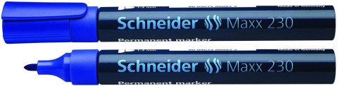 Marker permanentny Schneider Maxx 130 niebieski 1,0-3,0mm okrągła końcówka (SR123003) Marker permanentny Schneider Maxx 130 niebieski 1,0-3,0mm okrągła końcówka (SR123003)