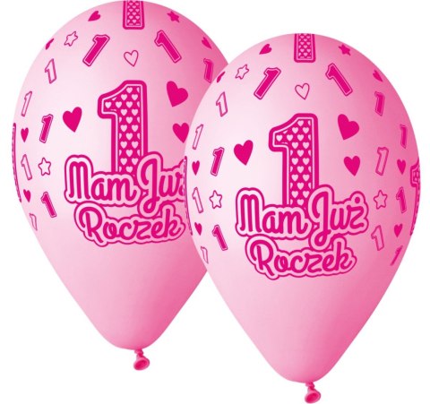 Balon foliowy Godan Mam już roczek 13 cali, 5 szt. (GS120/MJRR) Balon foliowy Godan Mam już roczek 13 cali, 5 szt. (GS120/MJRR)