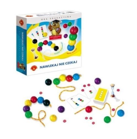 Gra logiczna Alexander nawlekaj nie czekaj Domino (5906018004113) Gra logiczna Alexander nawlekaj nie czekaj Domino (5906018004113)