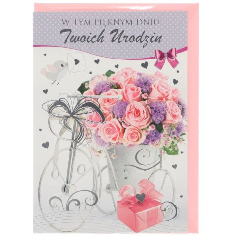 Kartka składana B6 Pol-mak