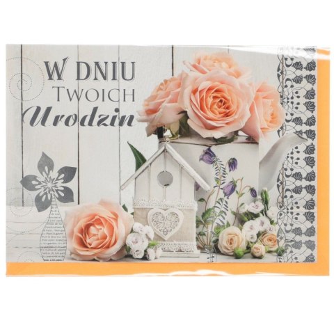 Kartka składana B6 Pol-mak