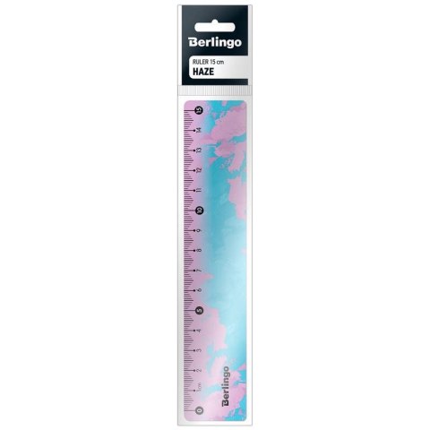 Linijka plastik Berlingo Haze 15cm (4260709085227) Linijka plastik Berlingo Haze 15cm (4260709085227)