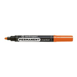 Marker permanentny Centropen pomarańczowy 2,5mm okrągła końcówka (8566)