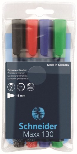 Marker permanentny Schneider Maxx 130 mix 1-3mm okrągła końcówka (SR113094)
