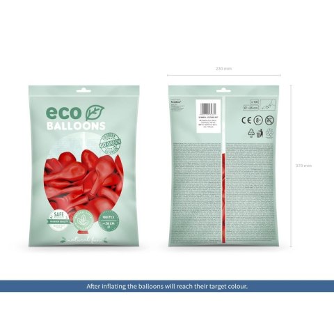 Balon gumowy Partydeco Pastel Eco Balloons czerwony 260mm (ECO26P-007) Balon gumowy Partydeco Pastel Eco Balloons czerwony 260mm (ECO26P-007)
