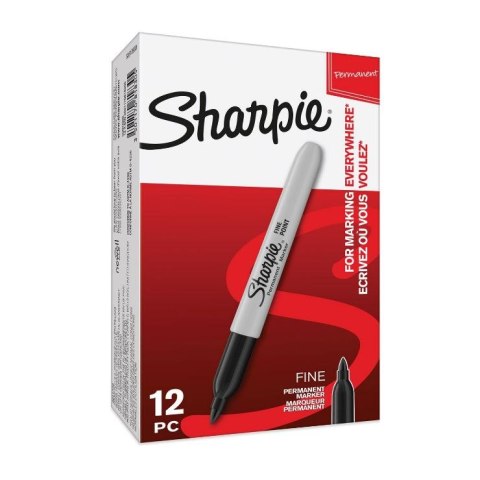 Marker permanentny Sharpie Sharpie Fine czarny 1,0mm fibrowa końcówka (S0810930) Marker permanentny Sharpie Sharpie Fine czarny 1,0mm fibrowa końcówka (S0810930)