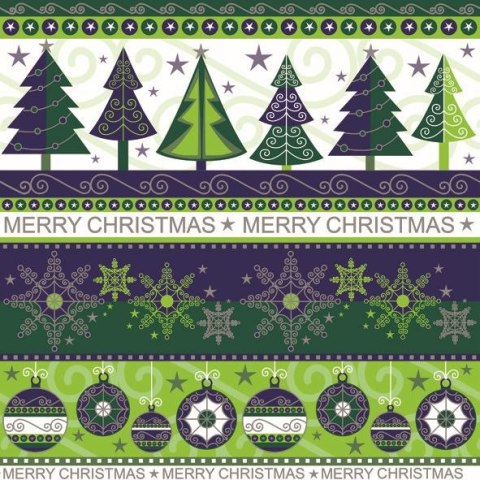 Serwetki gwiazdka mix bibuła [mm:] 330x330 Pol-mak (Sd GW)