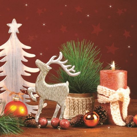 Serwetki gwiazdka mix bibuła [mm:] 330x330 Pol-mak (Sd GW)