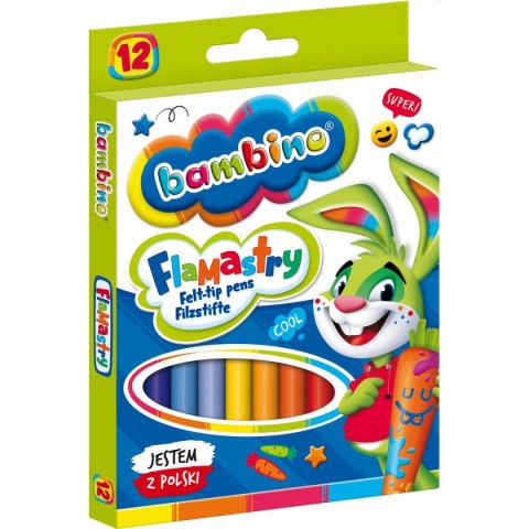 Flamaster St.Right Bambino 12 kolorów 12 kol. Flamaster St.Right Bambino 12 kolorów 12 kol.