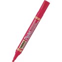 Marker permanentny Pentel czerwony 1,2-4,5mm ścięta końcówka