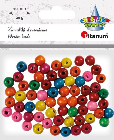 Ozdoba drewniana Titanum Craft-Fun Series koraliki (22TH401-15) Ozdoba drewniana Titanum Craft-Fun Series koraliki (22TH401-15)