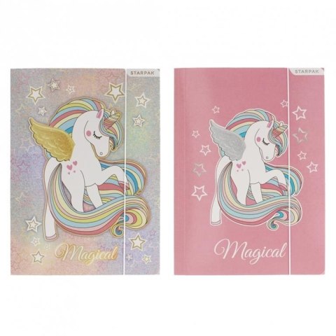 Teczka kartonowa na gumkę A4 mix Starpak (480785) Teczka kartonowa na gumkę A4 mix Starpak (480785)