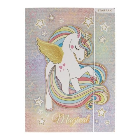 Teczka kartonowa na gumkę A4 mix Starpak (480785) Teczka kartonowa na gumkę A4 mix Starpak (480785)