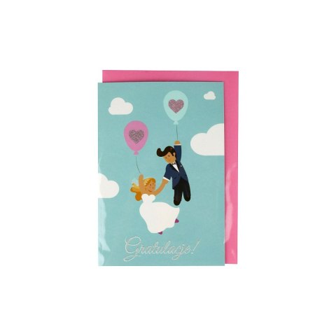 Kartka składana KARNET SLUBNY [mm:] 138x185 Rexus