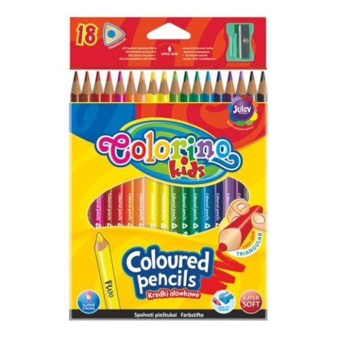 Kredki ołówkowe Patio Colorino 18 kol. (57431) Kredki ołówkowe Patio Colorino 18 kol. (57431)