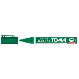 Marker olejowy Toma zielony 2,5mm okrągła końcówka (TO-440 4 2)
