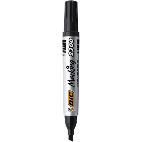 Marker permanentny Bic Marking 2300 czarny 3,7-5,5mm ścięta końcówka (8209263) Marker permanentny Bic Marking 2300 czarny 3,7-5,5mm ścięta końcówka (8209263)