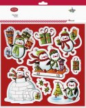 Naklejka (nalepka) Craft-Fun Series Boże Narodzenie pingwiny Titanum (TON-1009)